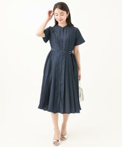 Maison de CINQ / メゾン ドゥ サンク ロング・マキシ丈ワンピース | 【小さいサイズ】フロントタックデザインワンピース/2way/洗える