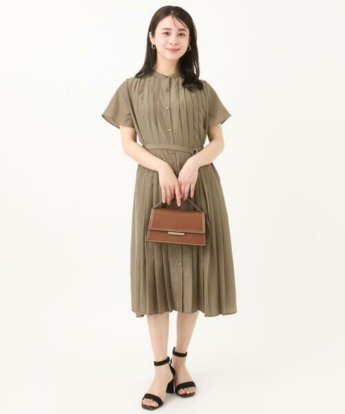 Maison de CINQ / メゾン ドゥ サンク ロング・マキシ丈ワンピース | 【小さいサイズ】フロントタックデザインワンピース/2way/洗える | 詳細17