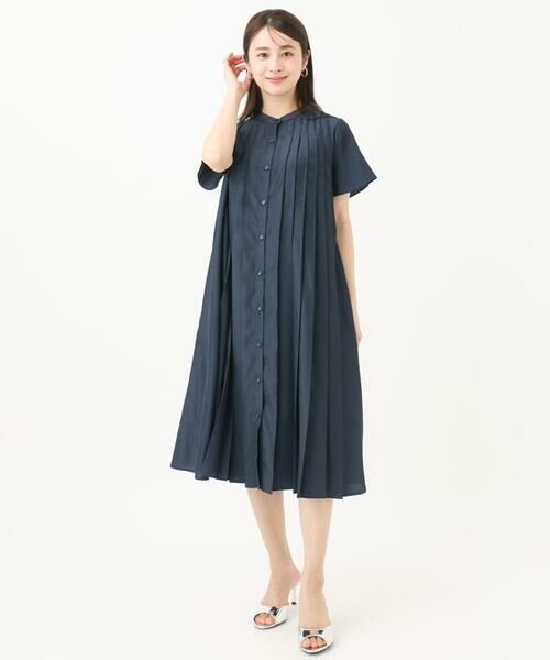 Maison de CINQ / メゾン ドゥ サンク ロング・マキシ丈ワンピース | 【小さいサイズ】フロントタックデザインワンピース/2way/洗える | 詳細2