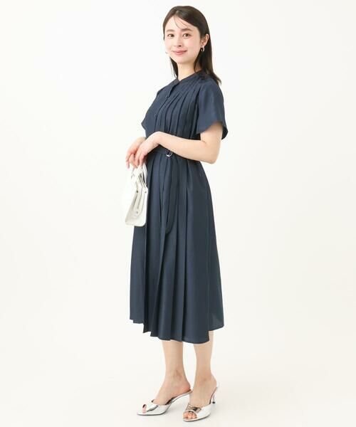 Maison de CINQ / メゾン ドゥ サンク ロング・マキシ丈ワンピース | 【小さいサイズ】フロントタックデザインワンピース/2way/洗える | 詳細20