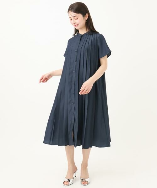 Maison de CINQ / メゾン ドゥ サンク ロング・マキシ丈ワンピース | 【小さいサイズ】フロントタックデザインワンピース/2way/洗える | 詳細22