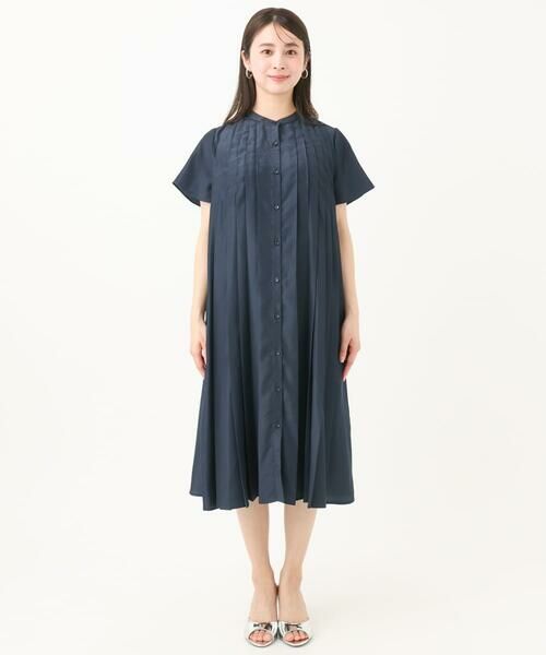 Maison de CINQ / メゾン ドゥ サンク ロング・マキシ丈ワンピース | 【小さいサイズ】フロントタックデザインワンピース/2way/洗える | 詳細3