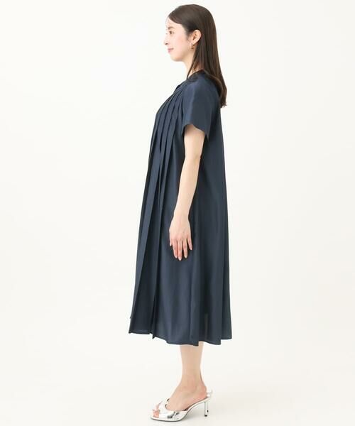 Maison de CINQ / メゾン ドゥ サンク ロング・マキシ丈ワンピース | 【小さいサイズ】フロントタックデザインワンピース/2way/洗える | 詳細4
