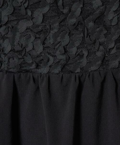 Maison de CINQ / メゾン ドゥ サンク ロング・マキシ丈ワンピース | 【小さいサイズ】フラワー3D刺繍ティアードキャミワンピース/洗える | 詳細9