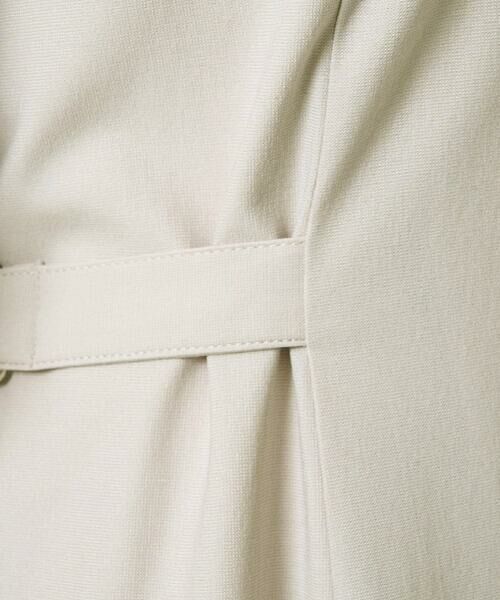 Maison de CINQ / メゾン ドゥ サンク ロング・マキシ丈ワンピース | 【小さいサイズ】サイドベルトデザイン ウエストタックストレッチワンピース/洗える/セットアップ対応 | 詳細12