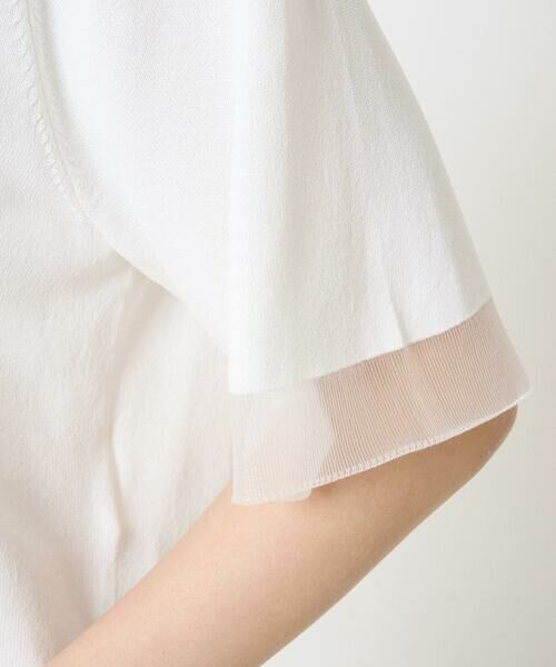 Maison de CINQ / メゾン ドゥ サンク ニット・セーター | 【小さいサイズ】袖シアークロップドニット/接触冷感/UVカット/洗える | 詳細13