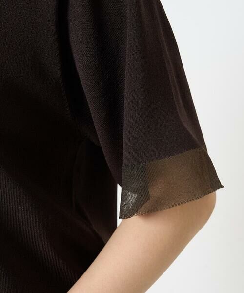 Maison de CINQ / メゾン ドゥ サンク ニット・セーター | 【小さいサイズ】袖シアークロップドニット/接触冷感/UVカット/洗える | 詳細15