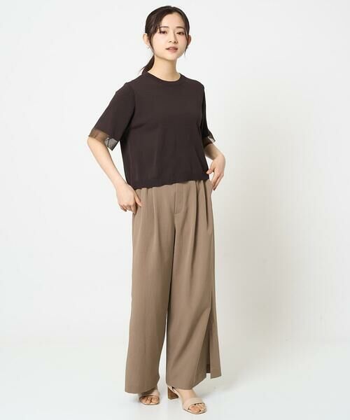 Maison de CINQ / メゾン ドゥ サンク ニット・セーター | 【小さいサイズ】袖シアークロップドニット/接触冷感/UVカット/洗える | 詳細19