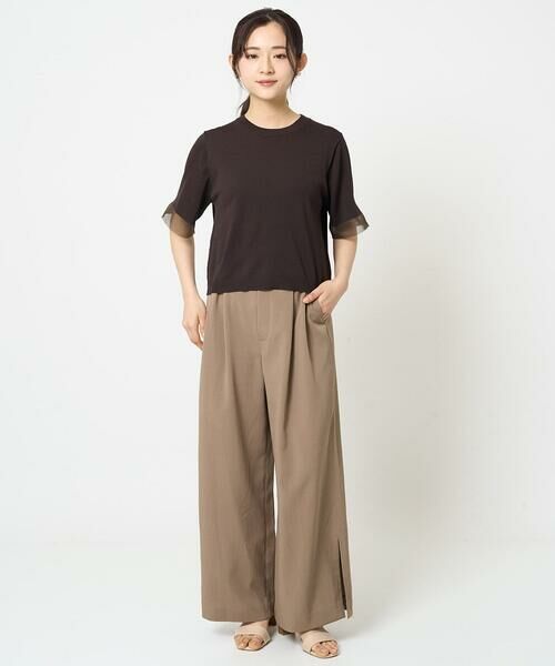 Maison de CINQ / メゾン ドゥ サンク ニット・セーター | 【小さいサイズ】袖シアークロップドニット/接触冷感/UVカット/洗える | 詳細20