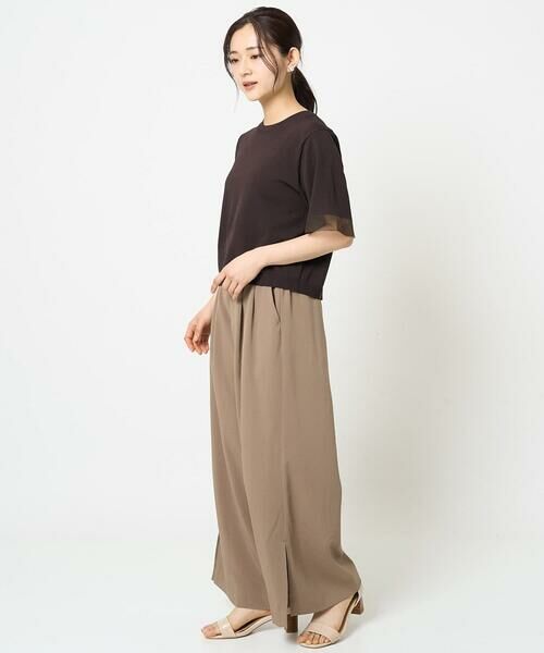 Maison de CINQ / メゾン ドゥ サンク ニット・セーター | 【小さいサイズ】袖シアークロップドニット/接触冷感/UVカット/洗える | 詳細21