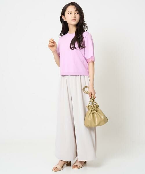 Maison de CINQ / メゾン ドゥ サンク ニット・セーター | 【小さいサイズ】袖シアークロップドニット/接触冷感/UVカット/洗える | 詳細26