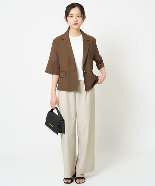 Maison de CINQ / メゾン ドゥ サンク ニット・セーター | 【小さいサイズ】袖シアークロップドニット/接触冷感/UVカット/洗える | 詳細29