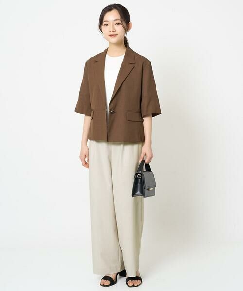 Maison de CINQ / メゾン ドゥ サンク ニット・セーター | 【小さいサイズ】袖シアークロップドニット/接触冷感/UVカット/洗える | 詳細30