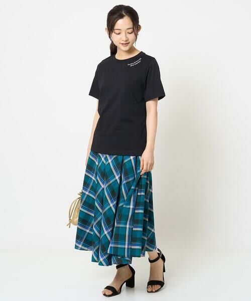 Maison de CINQ / メゾン ドゥ サンク ロング・マキシ丈スカート | 【小さいサイズ】チェック柄サーキュラースカート/洗える | 詳細22