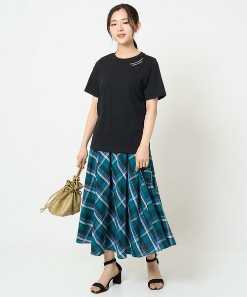 Maison de CINQ / メゾン ドゥ サンク ロング・マキシ丈スカート | 【小さいサイズ】チェック柄サーキュラースカート/洗える | 詳細23
