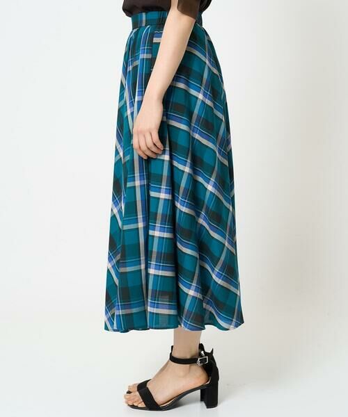 Maison de CINQ / メゾン ドゥ サンク ロング・マキシ丈スカート | 【小さいサイズ】チェック柄サーキュラースカート/洗える | 詳細4