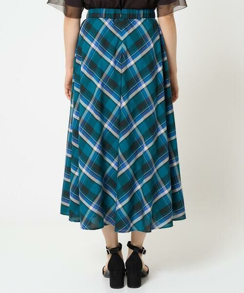 Maison de CINQ / メゾン ドゥ サンク ロング・マキシ丈スカート | 【小さいサイズ】チェック柄サーキュラースカート/洗える | 詳細5