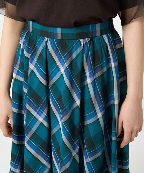 Maison de CINQ / メゾン ドゥ サンク ロング・マキシ丈スカート | 【小さいサイズ】チェック柄サーキュラースカート/洗える | 詳細7