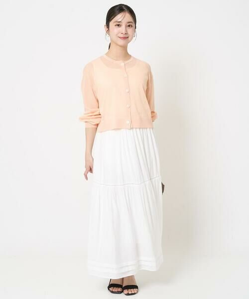 Maison de CINQ / メゾン ドゥ サンク ロング・マキシ丈スカート | 【小さいサイズ】ハシゴレース使いフレアースカート/洗える | 詳細20