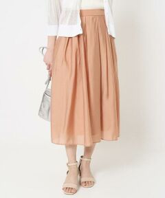 Maison de CINQ / メゾン ドゥ サンク ロング・マキシ丈スカート | 【小さいサイズ】ウエストタックシアースカート/洗える