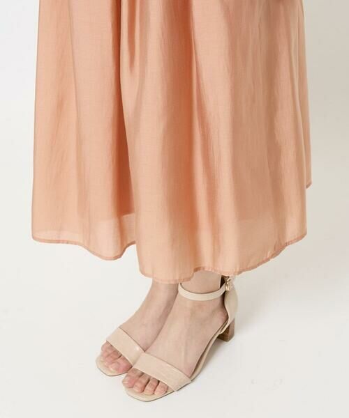 Maison de CINQ / メゾン ドゥ サンク ロング・マキシ丈スカート | 【小さいサイズ】ウエストタックシアースカート/洗える | 詳細10