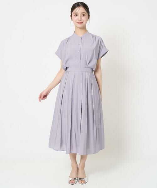 Maison de CINQ / メゾン ドゥ サンク ロング・マキシ丈スカート | 【小さいサイズ】ウエストタックシアースカート/洗える | 詳細16