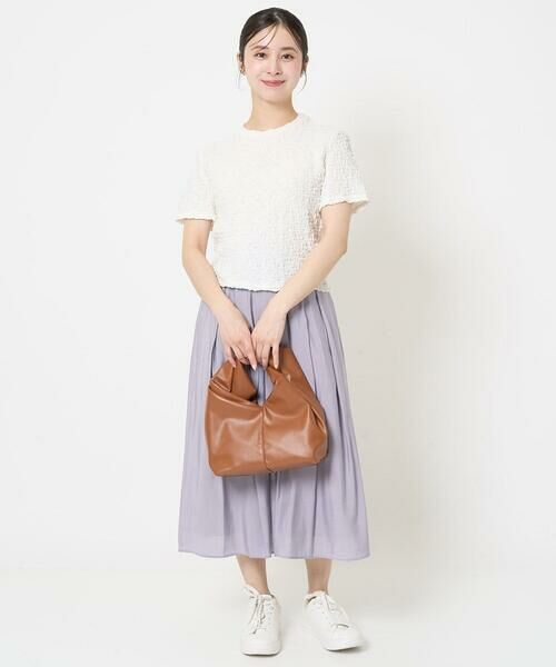 Maison de CINQ / メゾン ドゥ サンク ロング・マキシ丈スカート | 【小さいサイズ】ウエストタックシアースカート/洗える | 詳細17