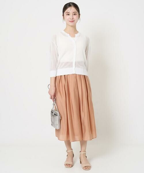 Maison de CINQ / メゾン ドゥ サンク ロング・マキシ丈スカート | 【小さいサイズ】ウエストタックシアースカート/洗える | 詳細22