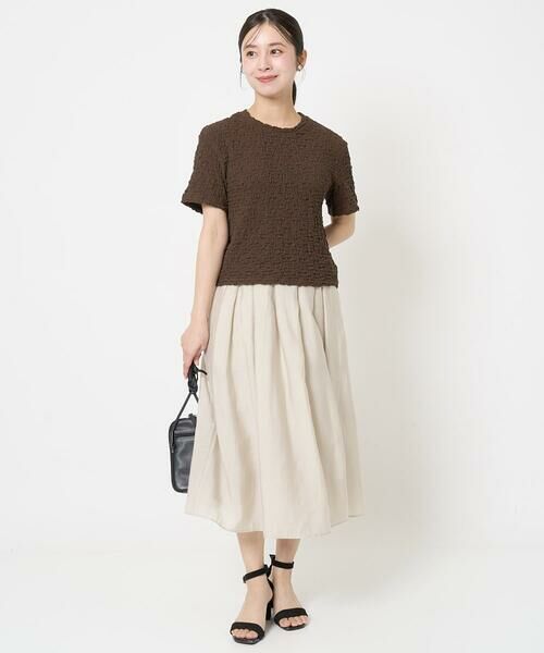 Maison de CINQ / メゾン ドゥ サンク ロング・マキシ丈スカート | 【小さいサイズ】ウエストタックシアースカート/洗える | 詳細26