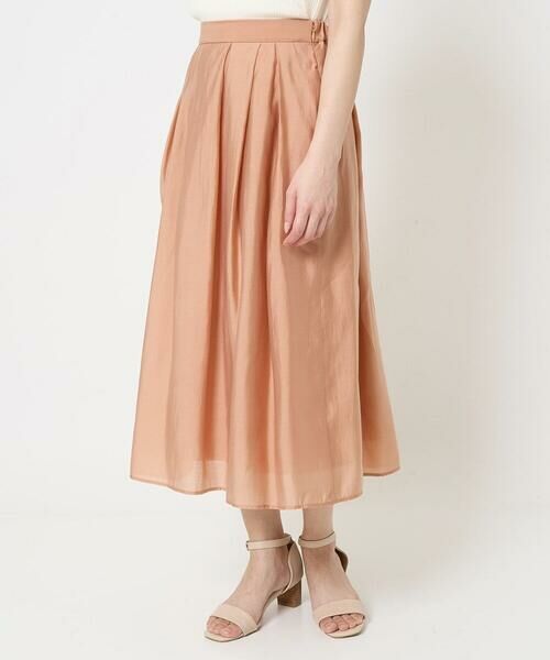 Maison de CINQ / メゾン ドゥ サンク ロング・マキシ丈スカート | 【小さいサイズ】ウエストタックシアースカート/洗える | 詳細3