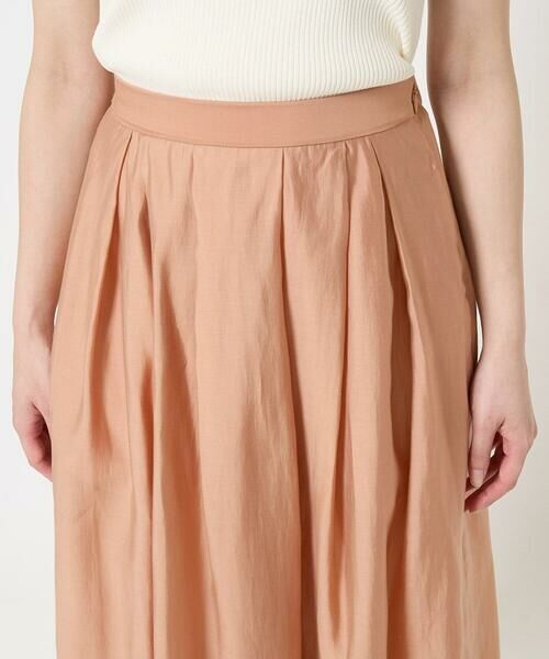 Maison de CINQ / メゾン ドゥ サンク ロング・マキシ丈スカート | 【小さいサイズ】ウエストタックシアースカート/洗える | 詳細7