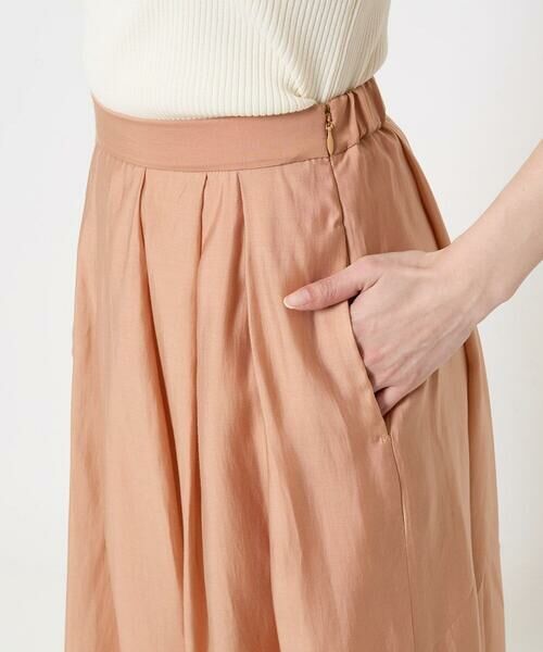 Maison de CINQ / メゾン ドゥ サンク ロング・マキシ丈スカート | 【小さいサイズ】ウエストタックシアースカート/洗える | 詳細8