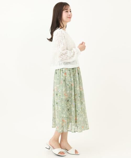 Maison de CINQ / メゾン ドゥ サンク その他アウター | 【小さいサイズ】レースチュールノーカラーライトブルゾン/洗える | 詳細19