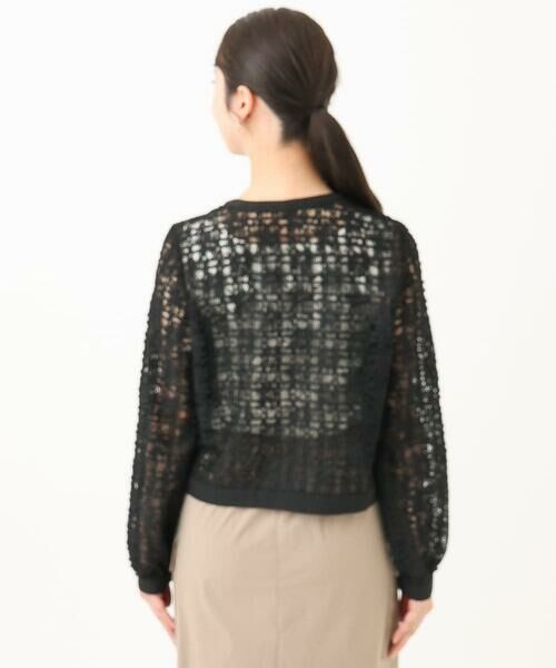 Maison de CINQ / メゾン ドゥ サンク その他アウター | 【小さいサイズ】レースチュールノーカラーライトブルゾン/洗える | 詳細6