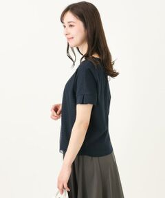 Maison de CINQ / メゾン ドゥ サンク カットソー | 【小さいサイズ】ボーダーチュールカットソー/接触冷感/洗える