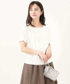 Maison de CINQ / メゾン ドゥ サンク カットソー | 【小さいサイズ】ボーダーチュールカットソー/接触冷感/洗える