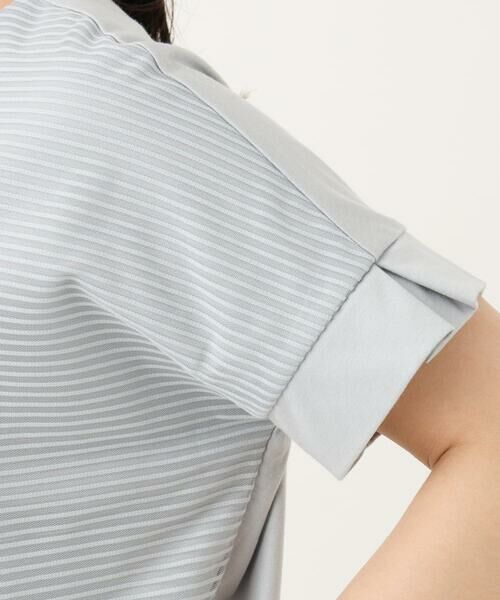 Maison de CINQ / メゾン ドゥ サンク カットソー | 【小さいサイズ】ボーダーチュールカットソー/接触冷感/洗える | 詳細10