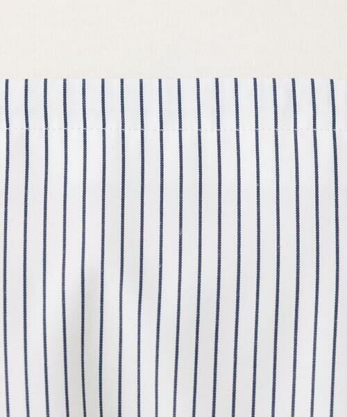 Maison de CINQ / メゾン ドゥ サンク カットソー | 【小さいサイズ】ビスチェレイヤード風フレアーTシャツ(ストライプ)/洗える | 詳細10