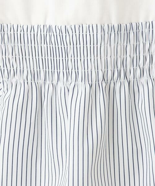 Maison de CINQ / メゾン ドゥ サンク カットソー | 【小さいサイズ】ビスチェレイヤード風フレアーTシャツ(ストライプ)/洗える | 詳細6