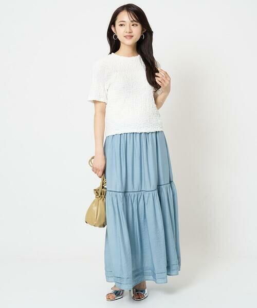 Maison de CINQ / メゾン ドゥ サンク カットソー | 【小さいサイズ】フクレシャーリングカットソー/UVカット/洗える | 詳細13