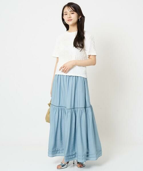 Maison de CINQ / メゾン ドゥ サンク カットソー | 【小さいサイズ】フクレシャーリングカットソー/UVカット/洗える | 詳細14