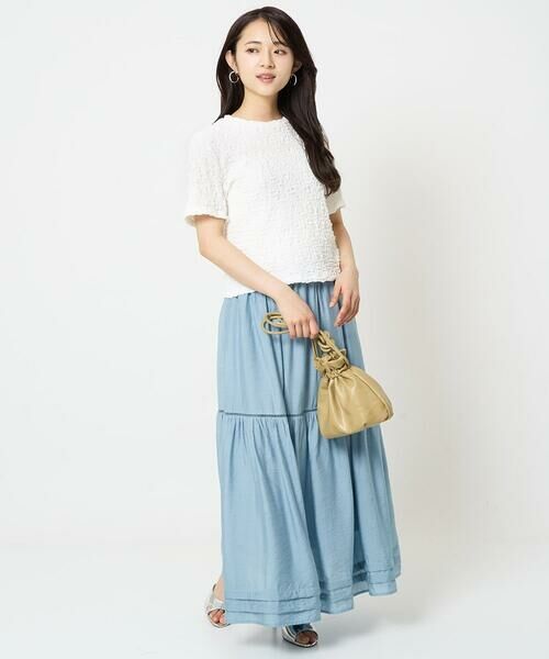 Maison de CINQ / メゾン ドゥ サンク カットソー | 【小さいサイズ】フクレシャーリングカットソー/UVカット/洗える | 詳細15