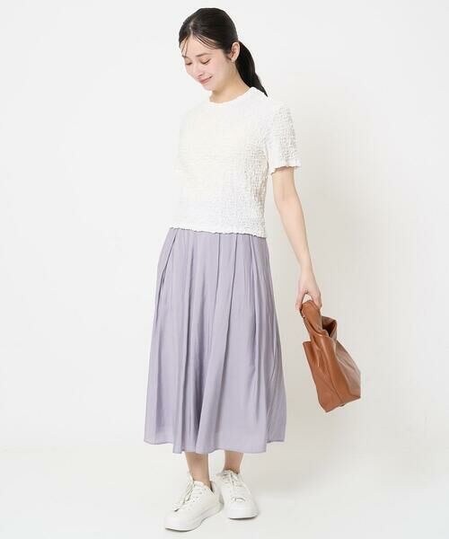 Maison de CINQ / メゾン ドゥ サンク カットソー | 【小さいサイズ】フクレシャーリングカットソー/UVカット/洗える | 詳細18