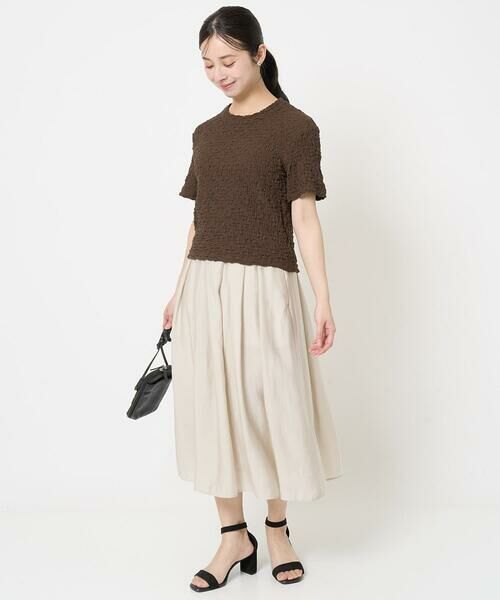 Maison de CINQ / メゾン ドゥ サンク カットソー | 【小さいサイズ】フクレシャーリングカットソー/UVカット/洗える | 詳細23