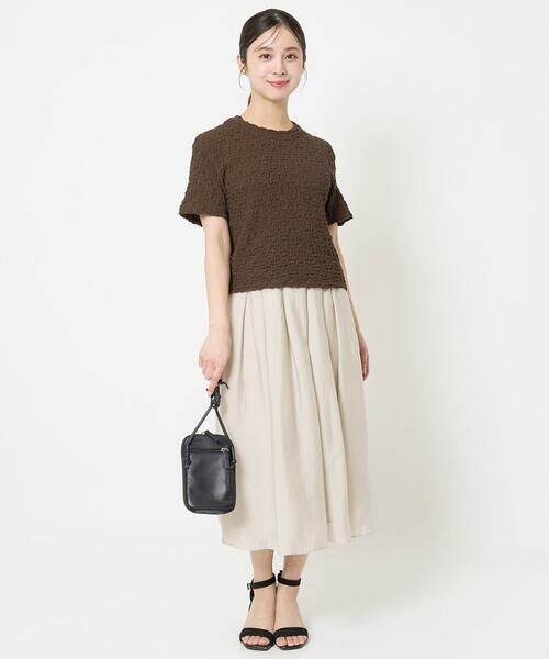 Maison de CINQ / メゾン ドゥ サンク カットソー | 【小さいサイズ】フクレシャーリングカットソー/UVカット/洗える | 詳細24