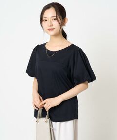 Maison de CINQ / メゾン ドゥ サンク カットソー | 【小さいサイズ】バルーンスリーブカットソー/接触冷感/洗える