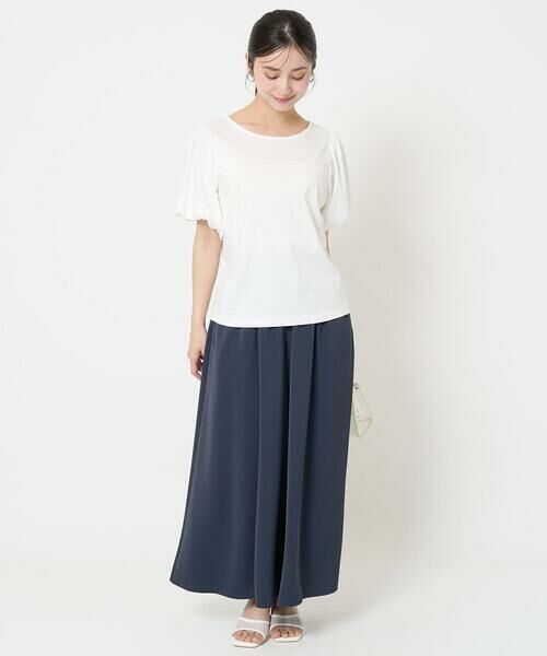 Maison de CINQ / メゾン ドゥ サンク カットソー | 【小さいサイズ】バルーンスリーブカットソー/接触冷感/洗える | 詳細13