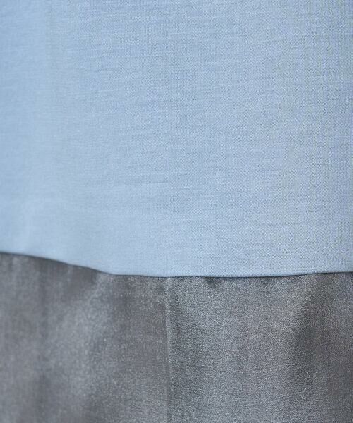 Maison de CINQ / メゾン ドゥ サンク カットソー | 【小さいサイズ】シアー切替えランタンスリーブカットソー/接触冷感/洗える | 詳細10