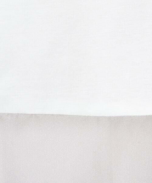 Maison de CINQ / メゾン ドゥ サンク カットソー | 【小さいサイズ】シアー切替えランタンスリーブカットソー/接触冷感/洗える | 詳細11