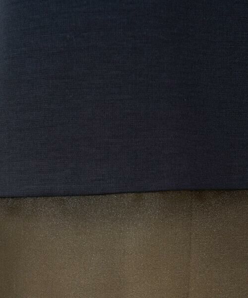 Maison de CINQ / メゾン ドゥ サンク カットソー | 【小さいサイズ】シアー切替えランタンスリーブカットソー/接触冷感/洗える | 詳細12